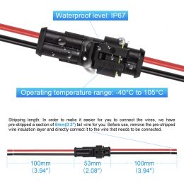 жгуты проводов для автомобиля amp 2pin 12шт amp 2pin фото